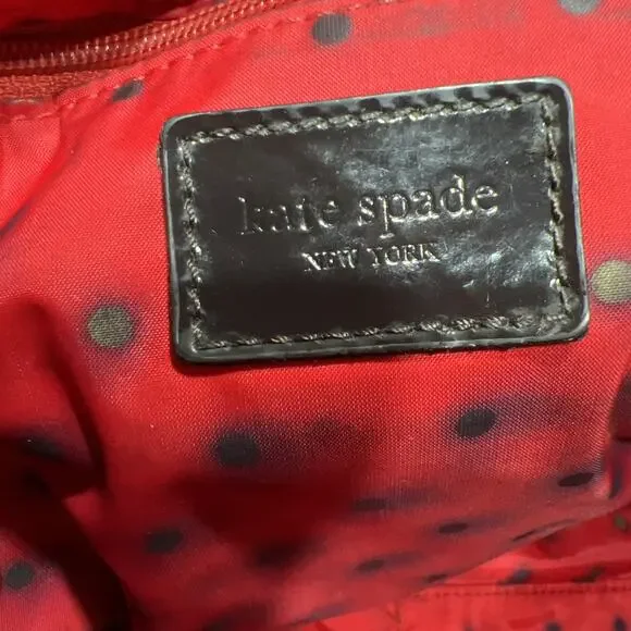 Kate Spade Messenger/Diaper Nylon Bag Brown/green - Picture 9 of 14